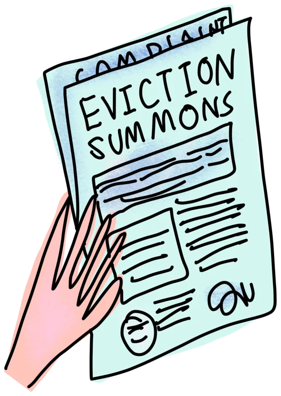 Illustration for Respond to an eviction case