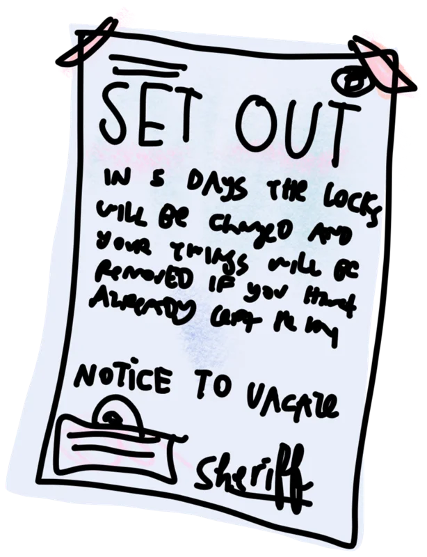 Illustration for Set aside a default