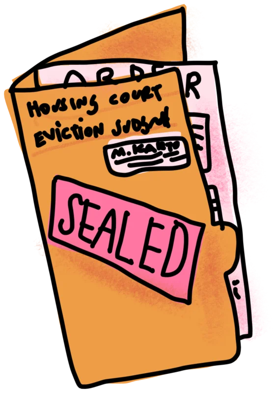 Illustration for Mask an eviction record